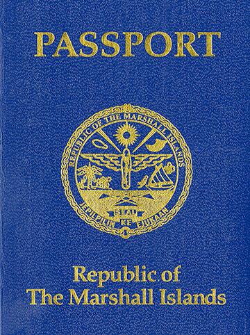 Image of a Republic of Marshall Islands Passport