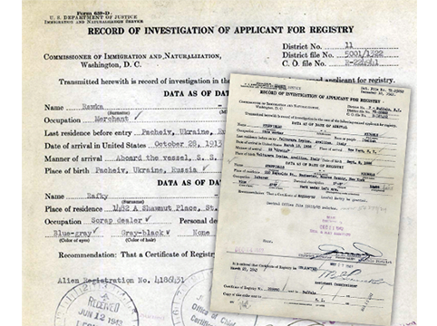 Image of an old Registry Decision Document from a Registry File.