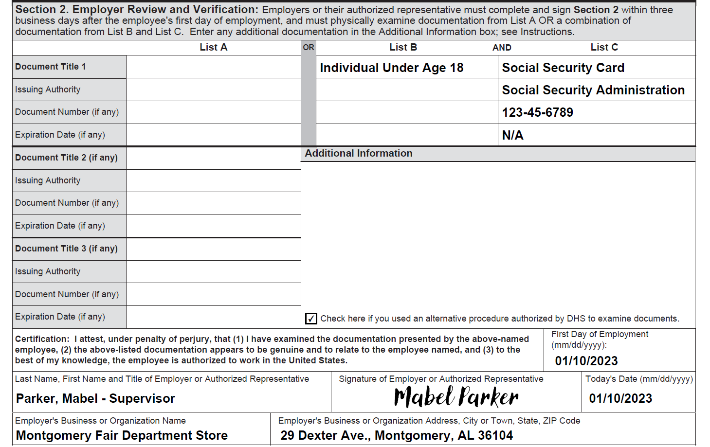 Handbook for Employers M-274