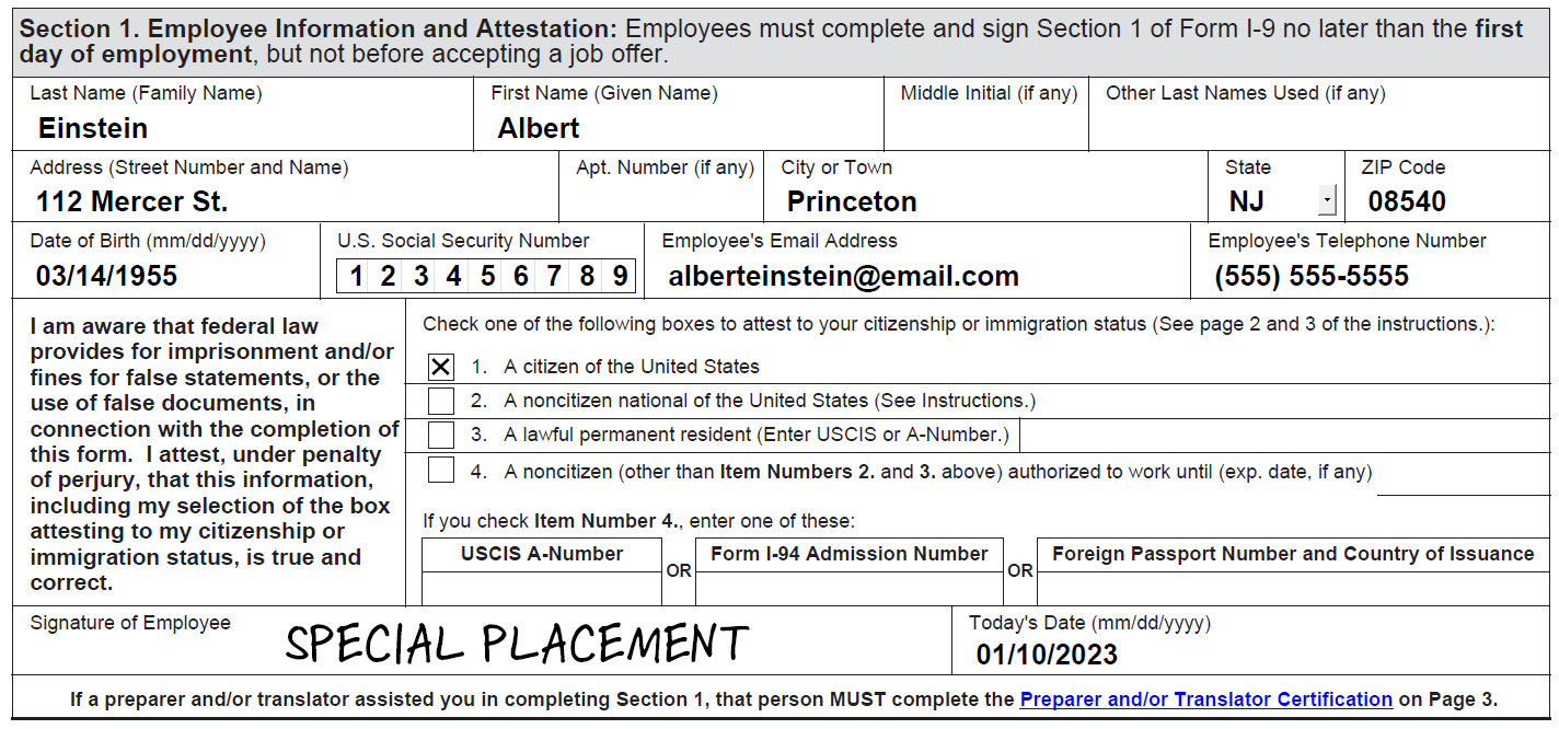 4.3 Employees with Disabilities (Special Placement)