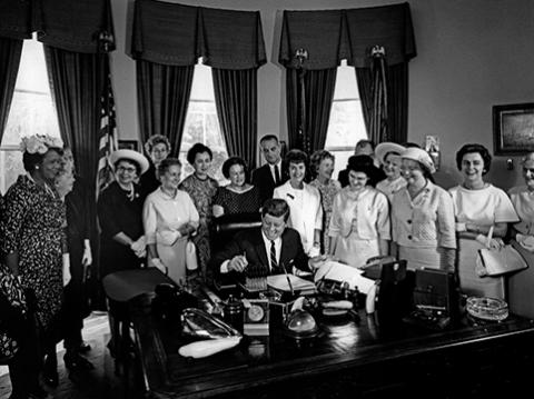 President Kennedy Signed Equal Pay Act